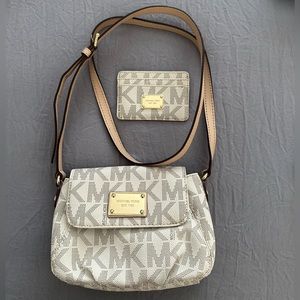 Michael Kors crossbody w/ credit card holder